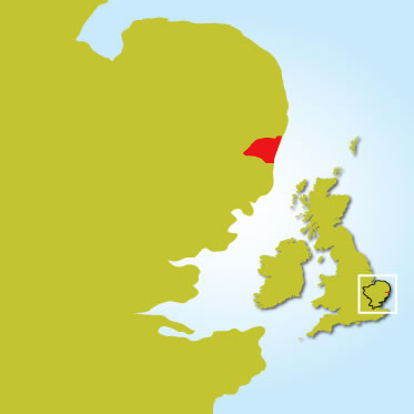 blyth valley location highlighted in red on the map